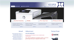 Desktop Screenshot of kesper.de